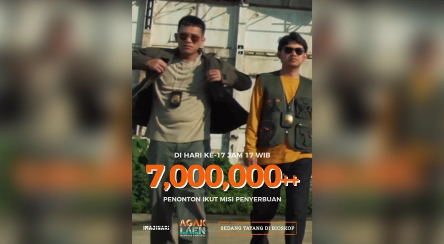 Agak Laen 2 Tembus 7 Juta Penonton, Masuk Daftar Film Indonesia Terlaris Sepanjang Masa