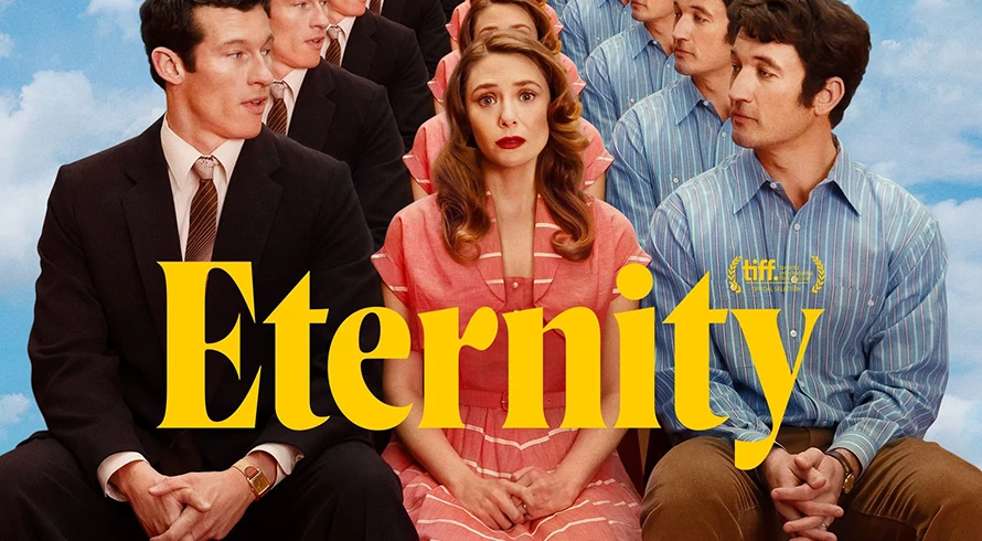 Sinopsis Film Eternity: Elizabeth Olsen Terjebak Dilema Cinta di Alam Baka