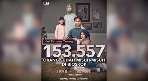 Hari Pertama Tayang, Film Ipar Adalah Maut Raih Kesuksesan Besar