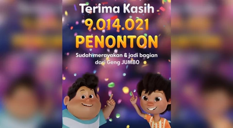 Film Jumbo Berhasil Tembus 9 Juta Penonton dalam 40 Hari Tayang di Bioskop