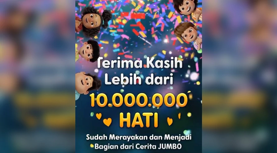 Jumbo Tembus 10 Juta Penonton, 50 Ribu Penonton Lagi untuk Jadi Film Terlaris Sepanjang Masa!