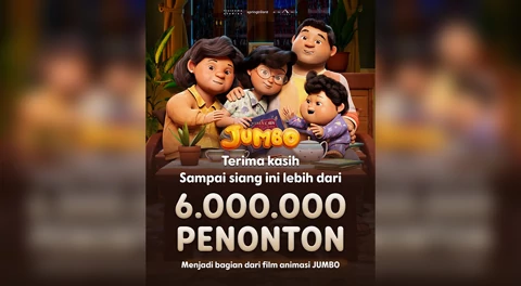 Tembus 6 Juta Penonton, Jumbo Masuk Daftar Film Indonesia Terlaris Sepanjang Masa