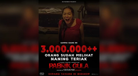 Film Pabrik Gula Tembus 3 Juta Penonton, Jadi Film Terlaris Kedua di 2025!