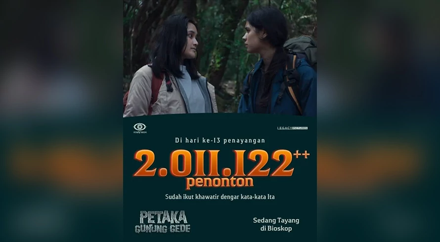 Petaka Gunung Gede Tembus 2 Juta Penonton dalam 13 Hari, Jadi Film Terlaris 2025