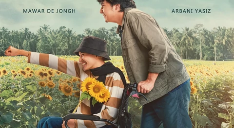 Teaser Poster Film Sampai Titik Terakhirmu Rilis, Tampilkan Mawar de Jongh di Kursi Roda