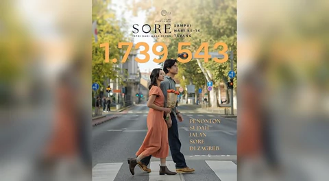 Sore: Istri dari Masa Depan Kuasai Box Office Indonesia, Kalahkan Superman dan Captain America