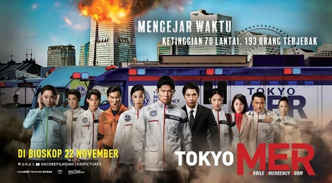 Tokyo MER: Film Aksi Medis Jepang Siap Tayang di Indonesia mulai 22 November 2023