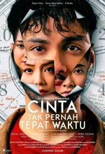 Poster Film Cinta Tak Pernah Tepat Waktu