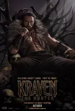 Poster Film Kraven the Hunter