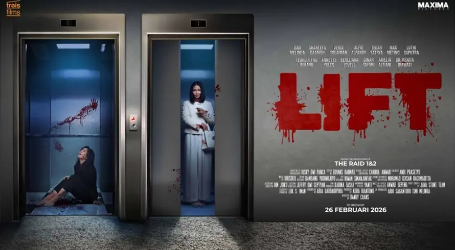 Review Lift, Hadirkan Teror di Ruang Sempit yang Penuh Rahasia