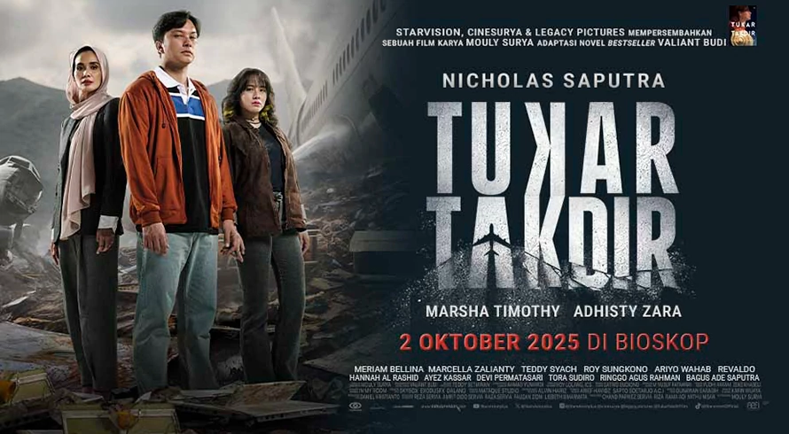Review Tukar Takdir: Kisah Rasa Bersalah Penyintas Kecelakaan Pesawat